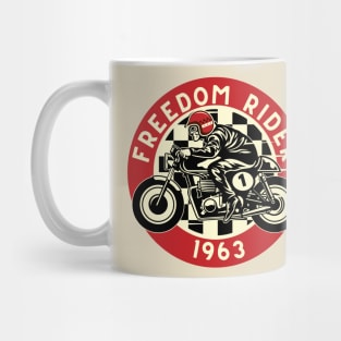 Vintage Motorcycle Club Freedom Rider 1963 Mug